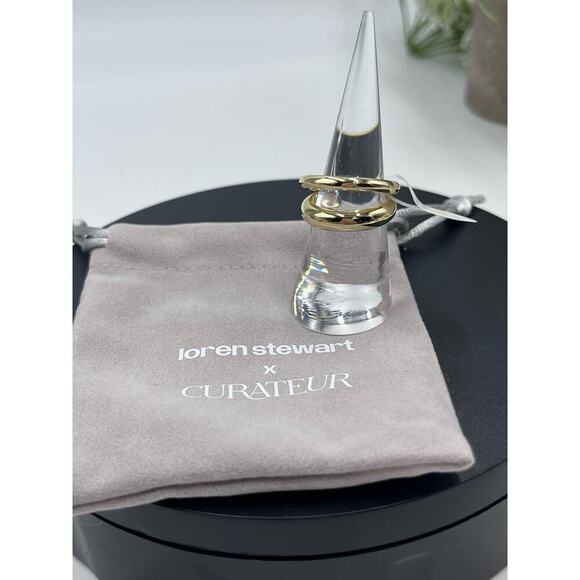 Loren Stewart x Curateur Le Deux Archival Collection‎ Open Band Ring Sz 7 new - Picture 4 of 10